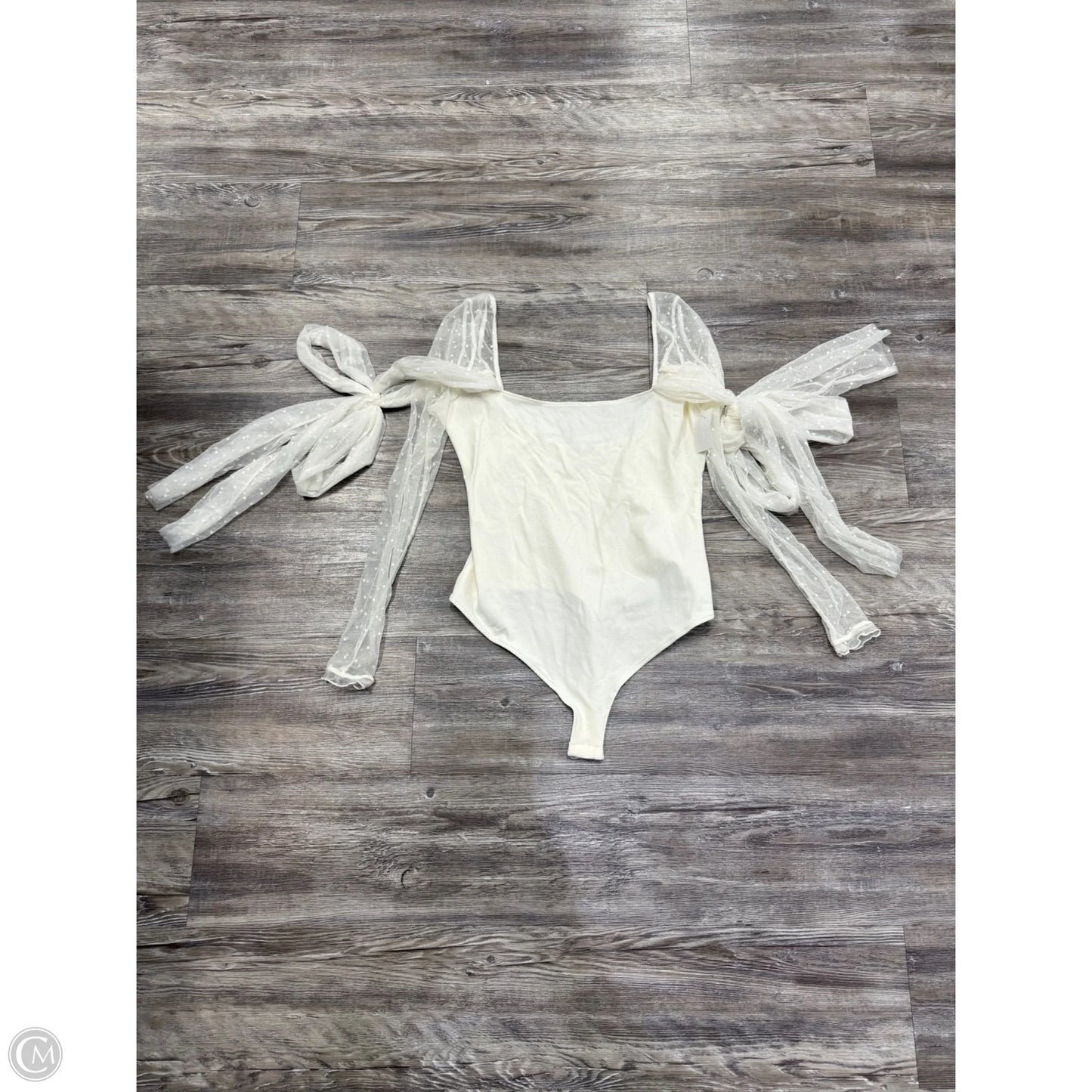 Top Long Sleeve By Free People In White, Size: M