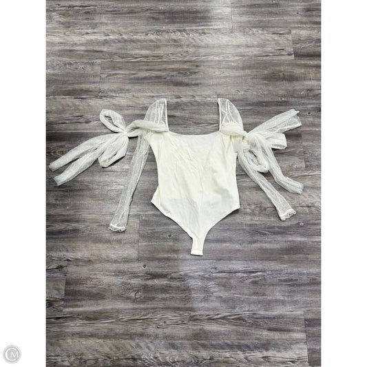 Top Long Sleeve By Free People In White, Size: M