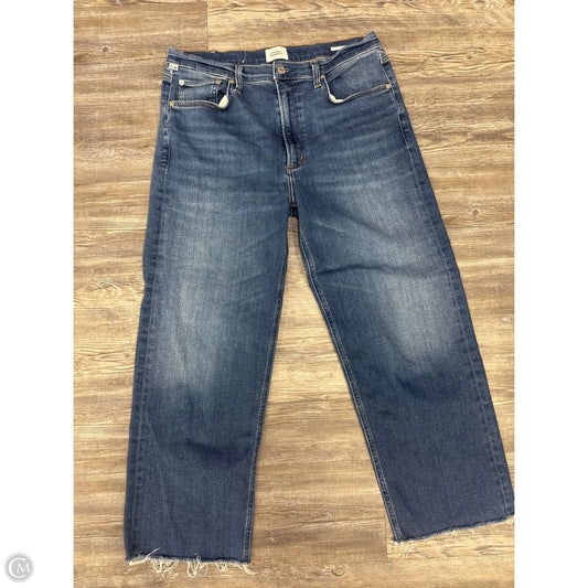 Jeans Straight By Citizens Of Humanity In Blue Denim, Size: 10