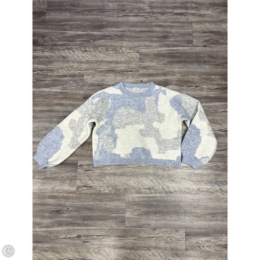 Sweater By Debut In White & Yellow, Size: Xs
