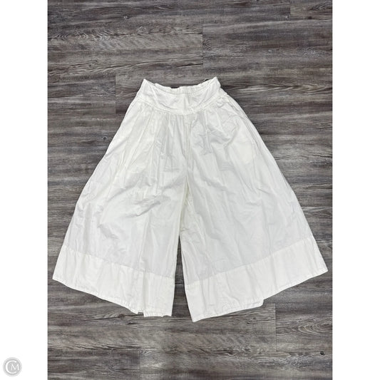 Pants Cropped By Maeve In White, Size: Xs