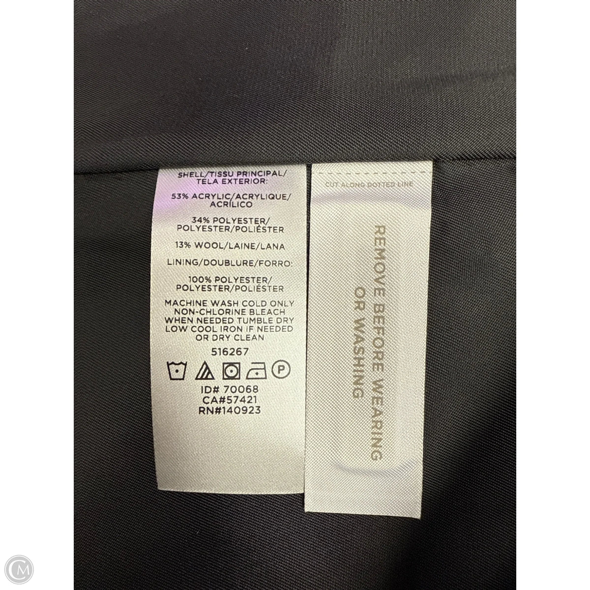Blazer By Talbots In Black & White, Size: 2p
