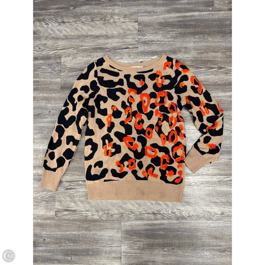 Sweater By Chicos In Black & Tan, Size: Xs