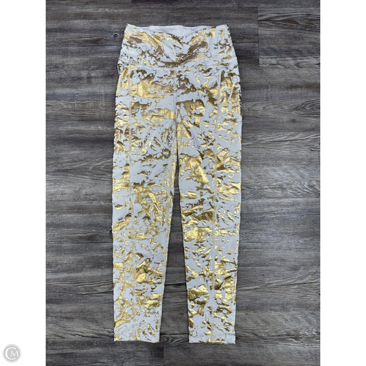 Pants Designer By Lilly Pulitzer In Gold & White, Size: Xs