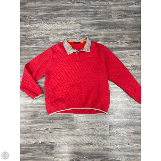Sweatshirt Collar By Orvis In Red, Size: 2x