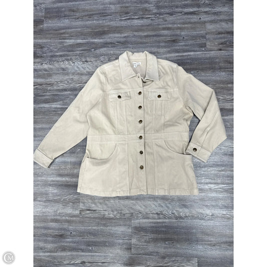 Jacket Other By Coldwater Creek In Beige, Size: 1x