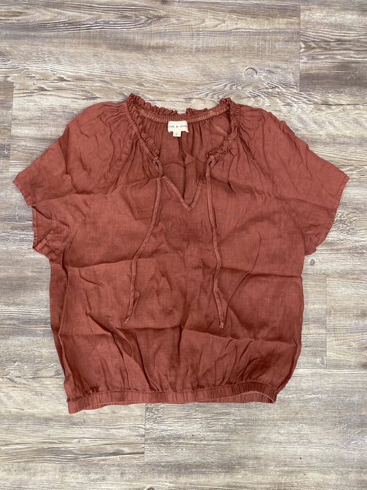 Top Short Sleeve By Cloth And Stone  Size: L