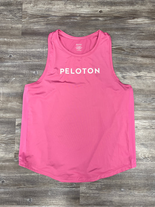 Athletic Tank Top By Peloton In Pink, Size: L