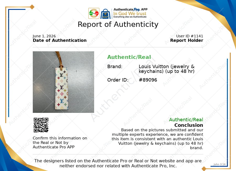 Accessory Luxury Designer Tag By Louis Vuitton In Multi