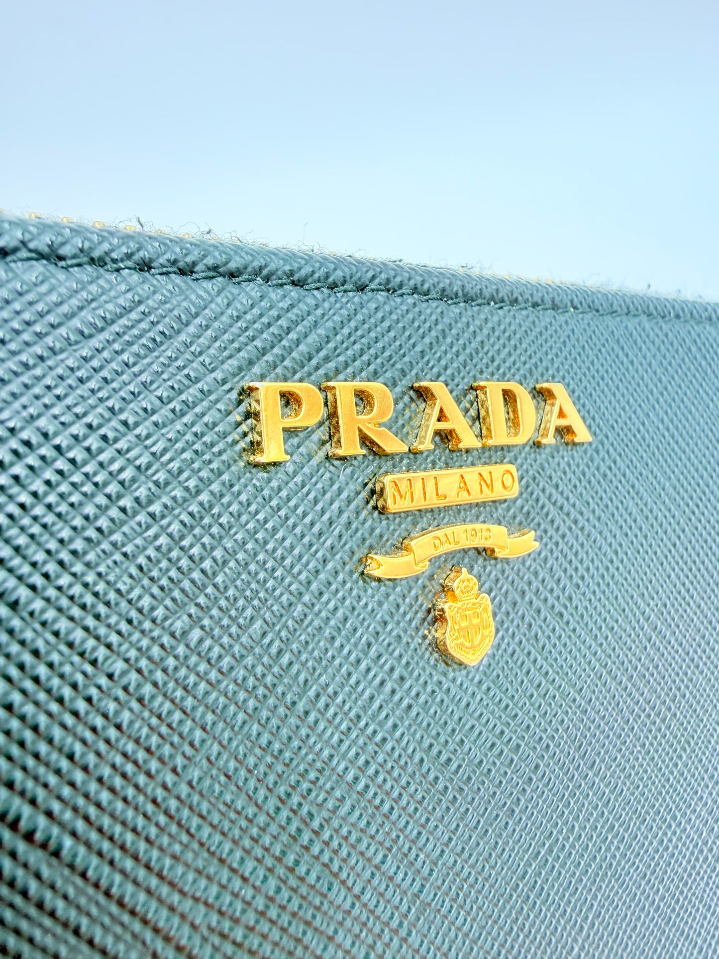 Wallet Luxury Designer By Prada In Black, Size:Medium