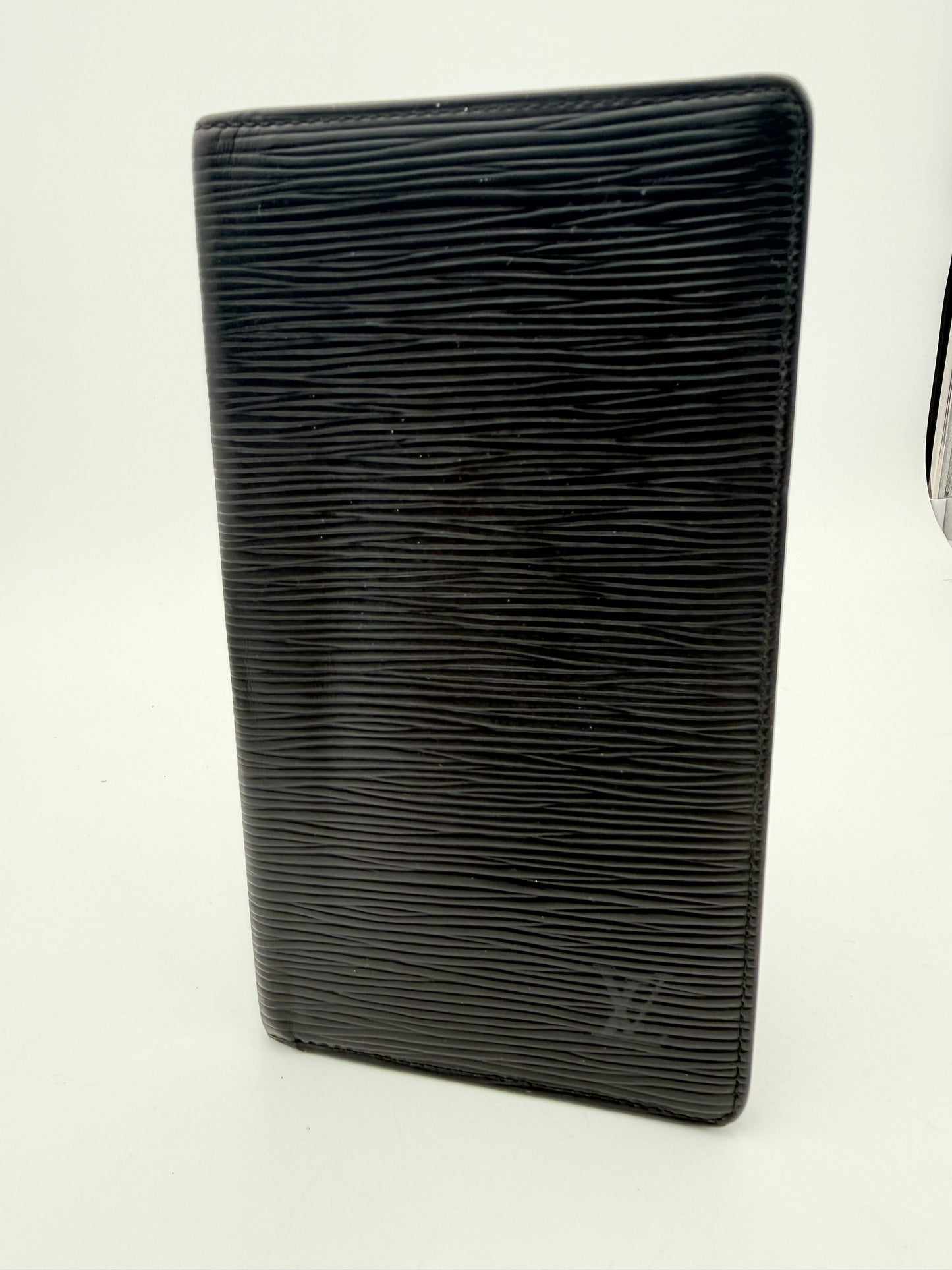 Wallet Luxury Designer By Louis Vuitton In Black, Size:Medium