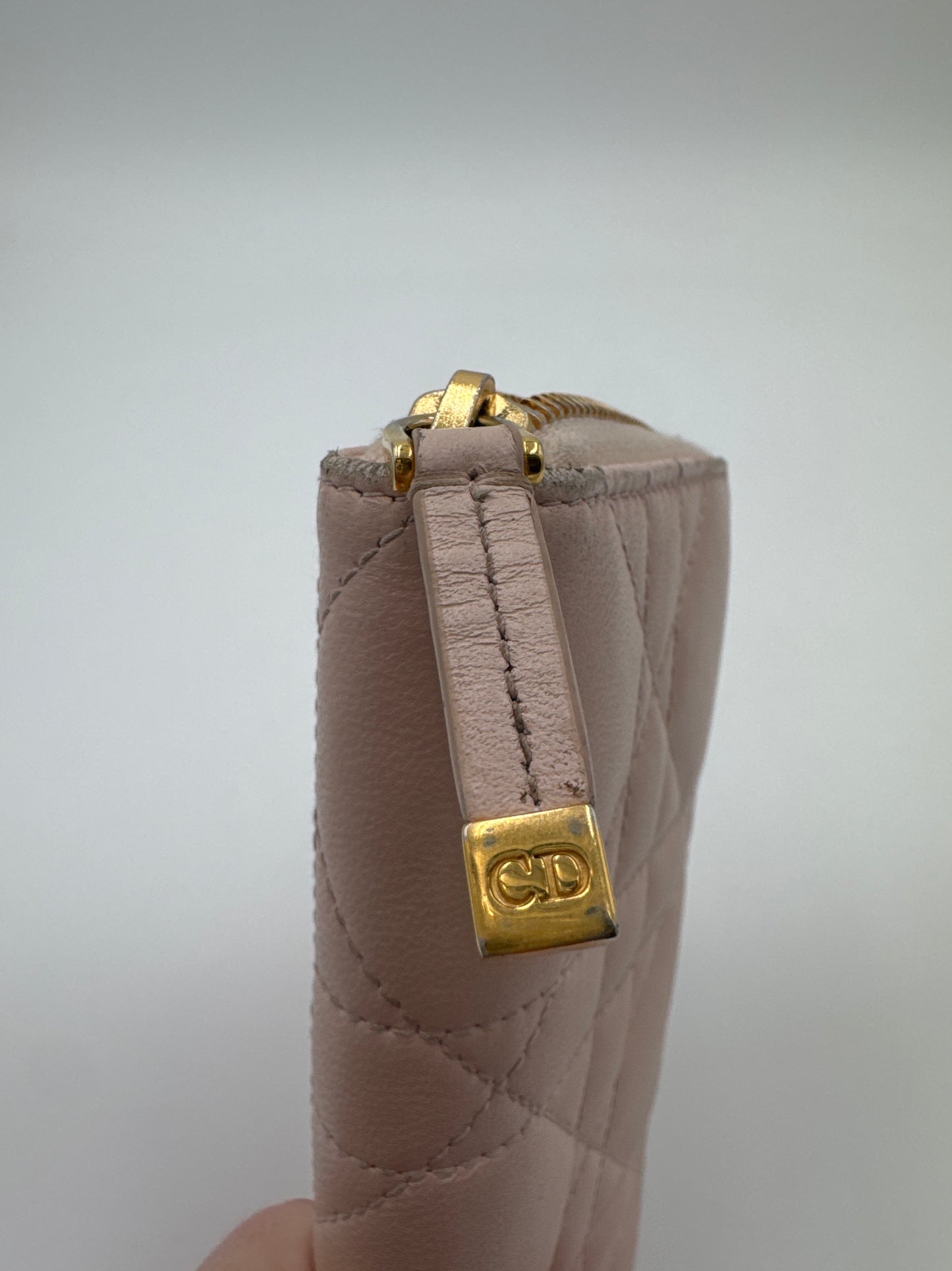 Wallet Luxury Designer By Dior In Pink, Size:Large