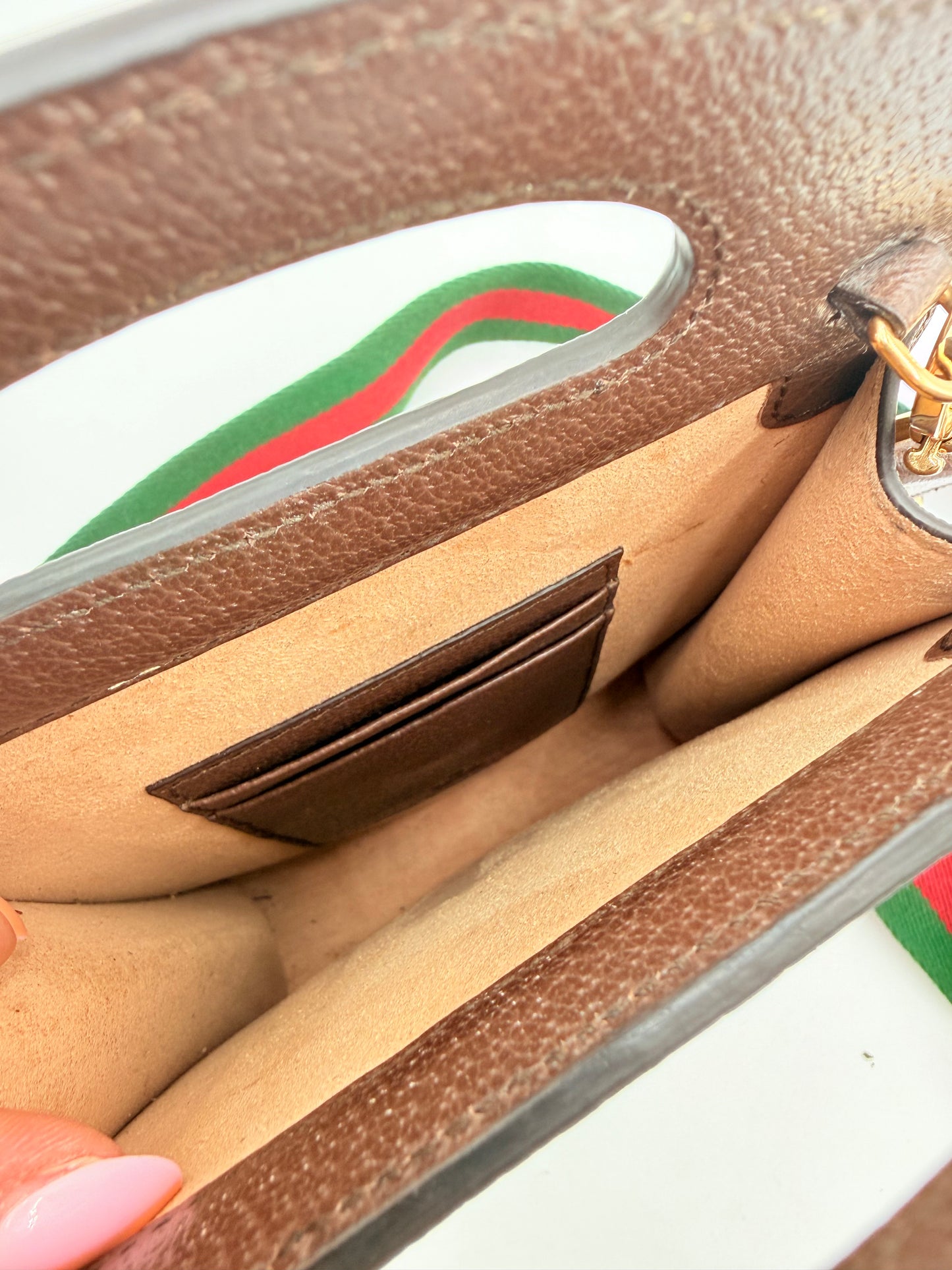 Crossbody Luxury Designer By Gucci In Multi, Size:Small