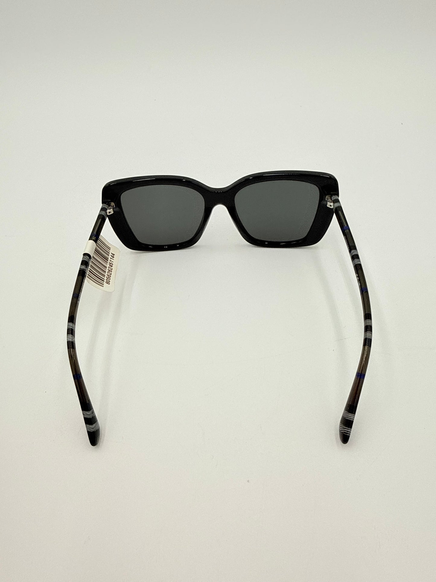Sunglasses Luxury Designer By Burberry In Black & Grey