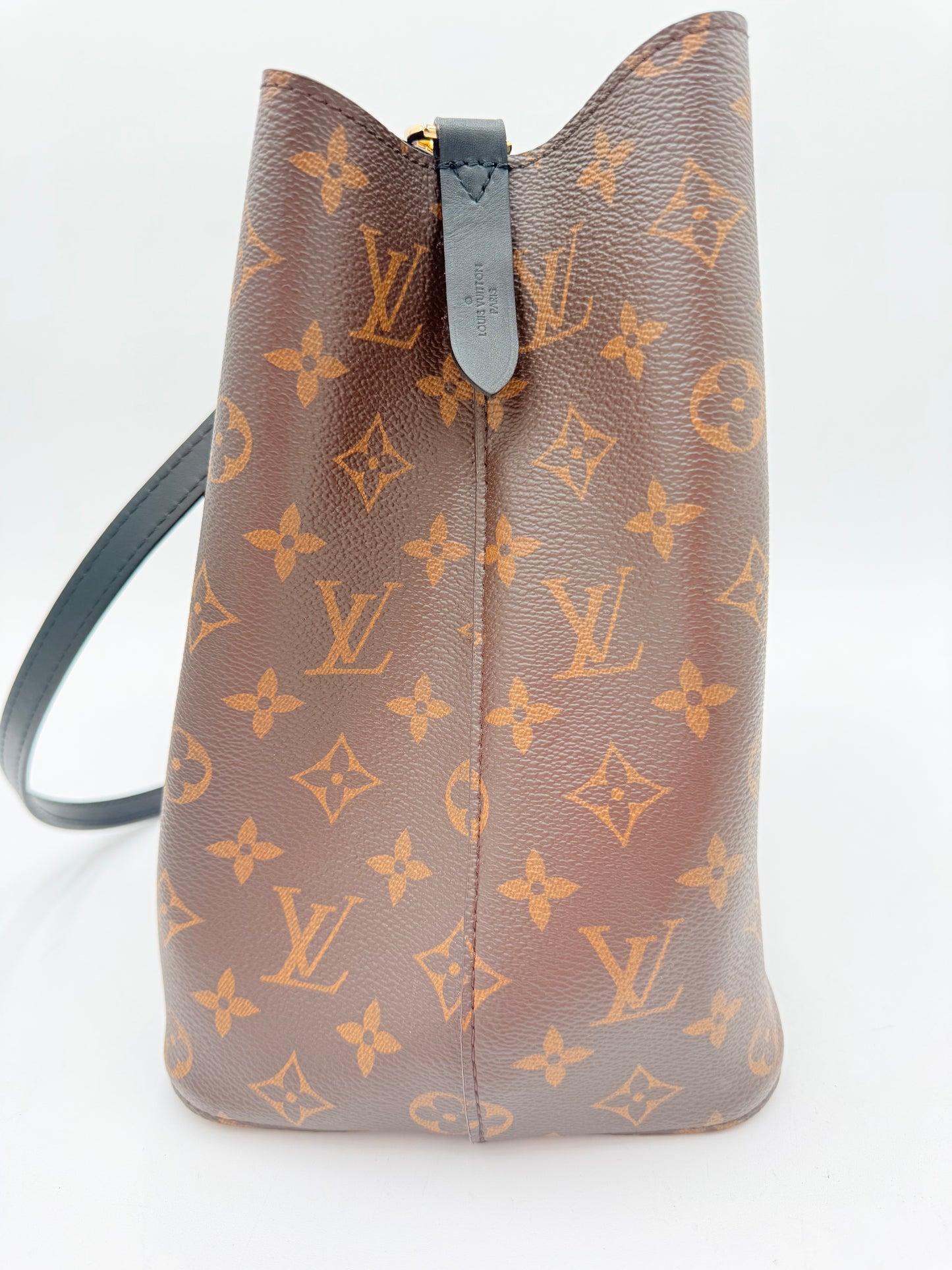 Crossbody Luxury Designer By Louis Vuitton In Black & Brown, Size:Medium