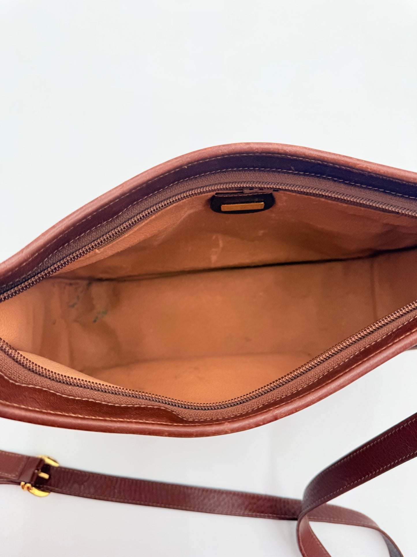 Crossbody Luxury Designer By Gucci In Brown & Green, Size:Medium