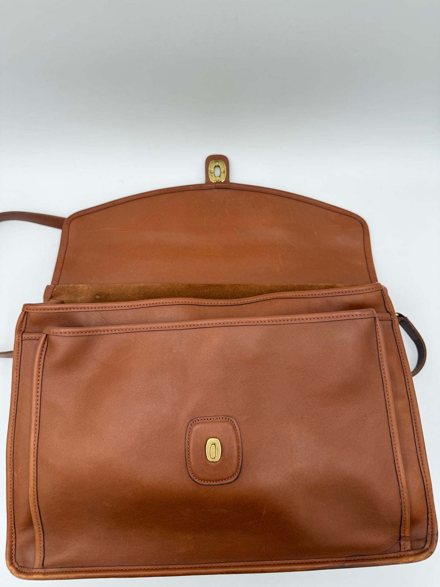 Crossbody Designer By Coach, Size: Large