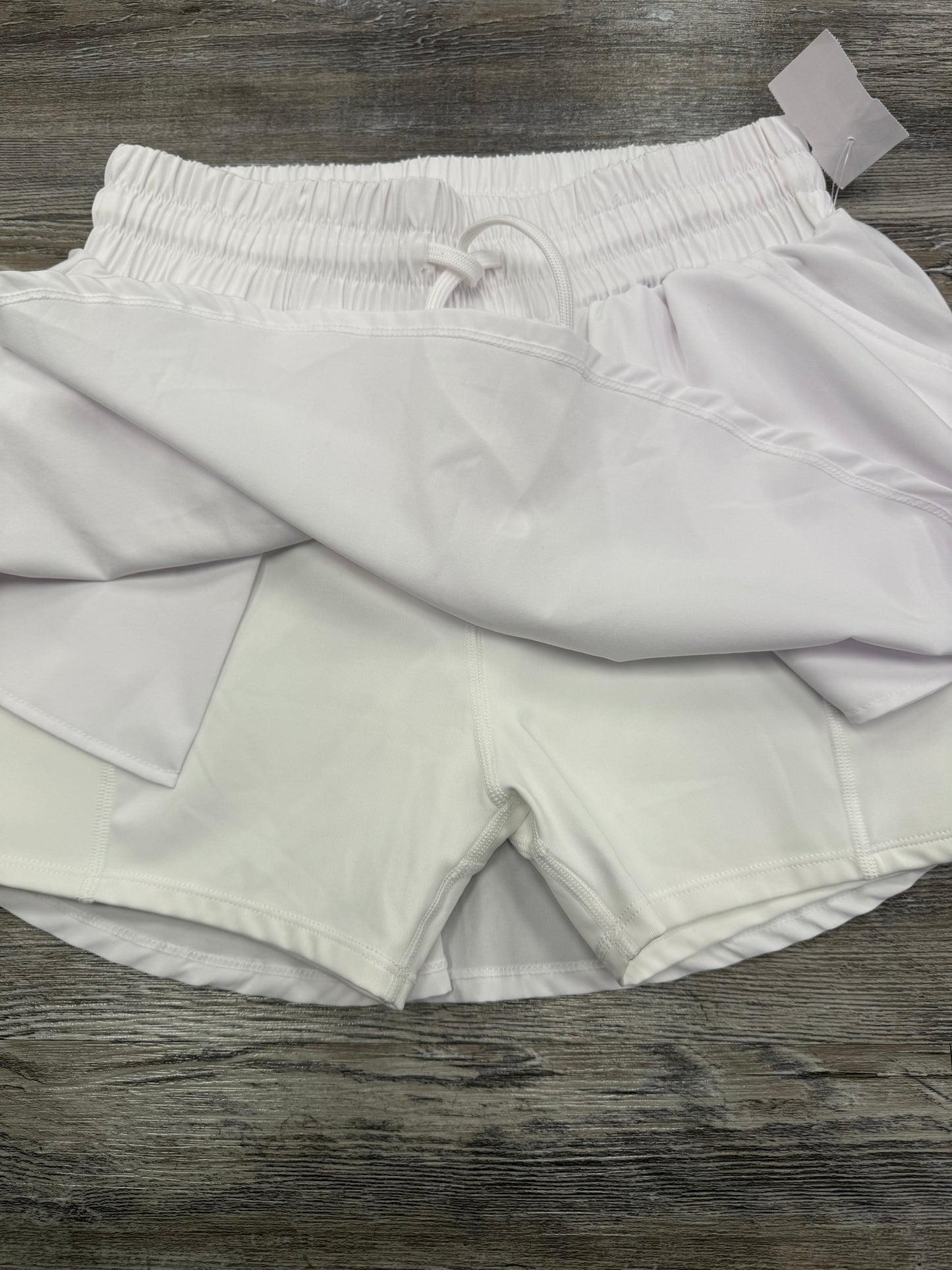 Athletic Skort By Eleven In White, Size: S
