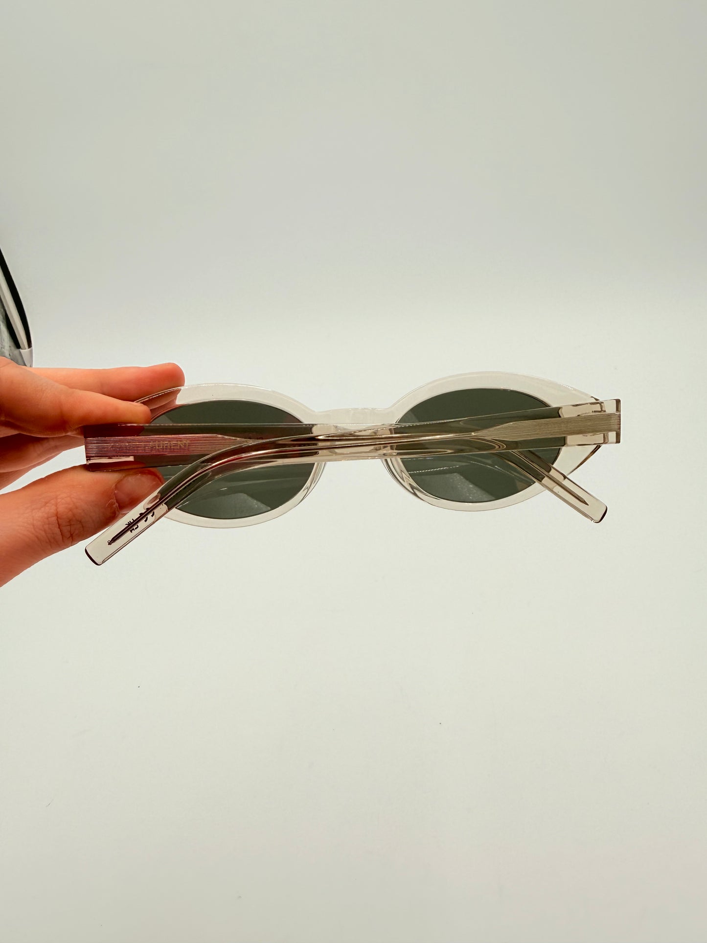 Sunglasses Luxury Designer By Yves Saint Laurent In Tan