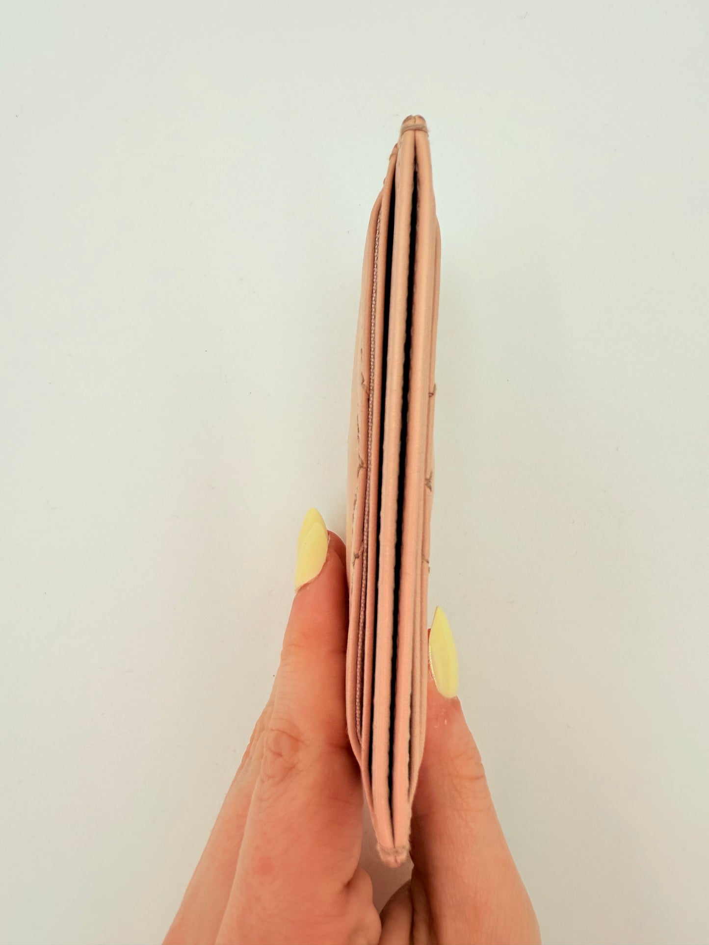 Id/Card Holder Luxury Designer By Gucci In Peach