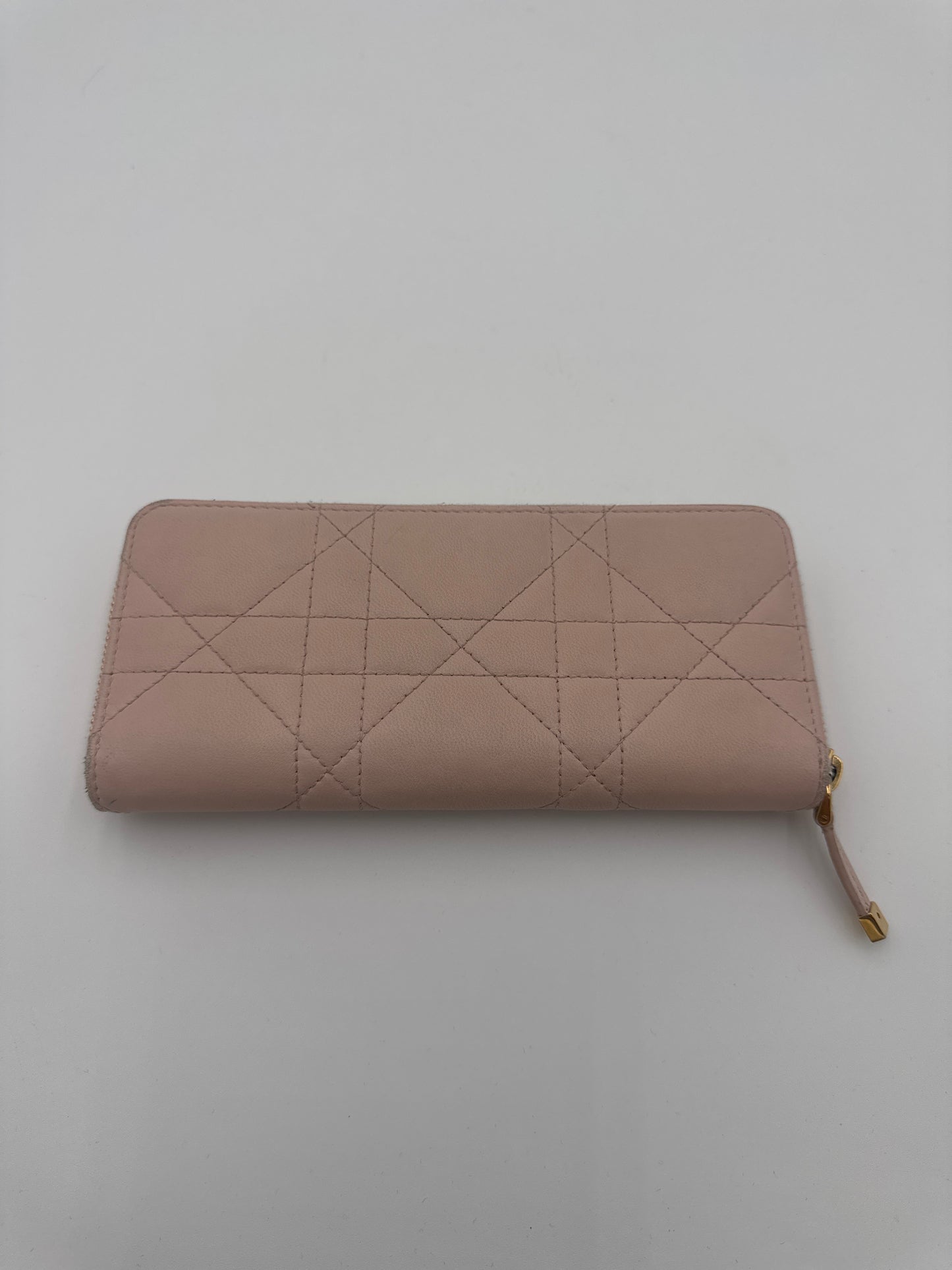 Wallet Luxury Designer By Dior In Pink, Size:Large