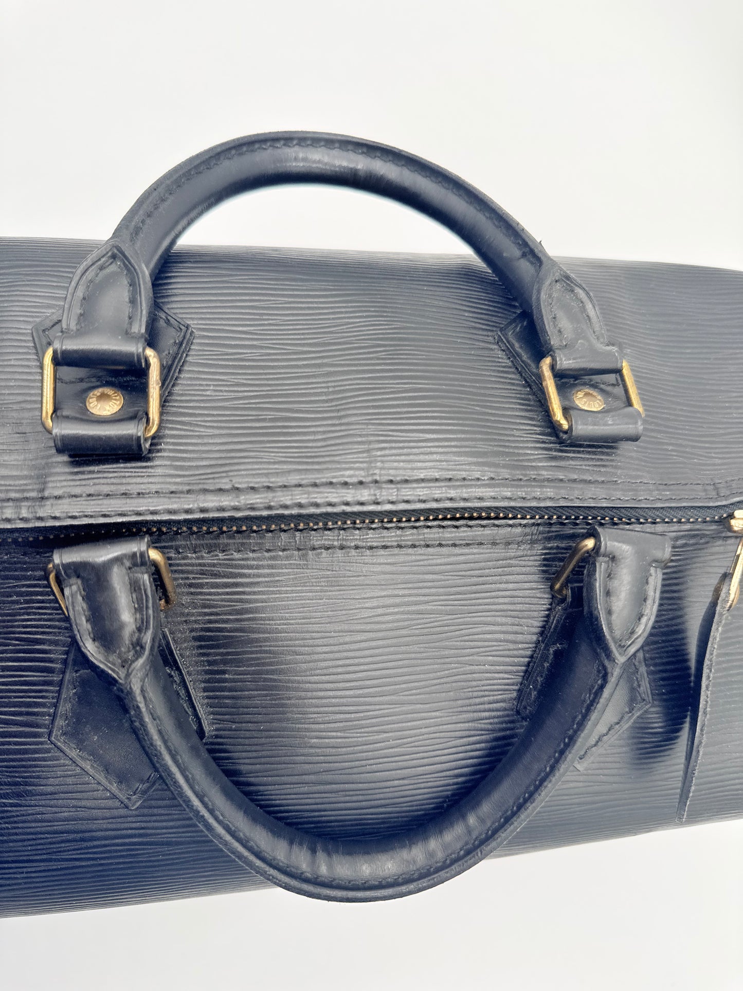 Handbag Luxury Designer By Louis Vuitton In Black, Size:Large