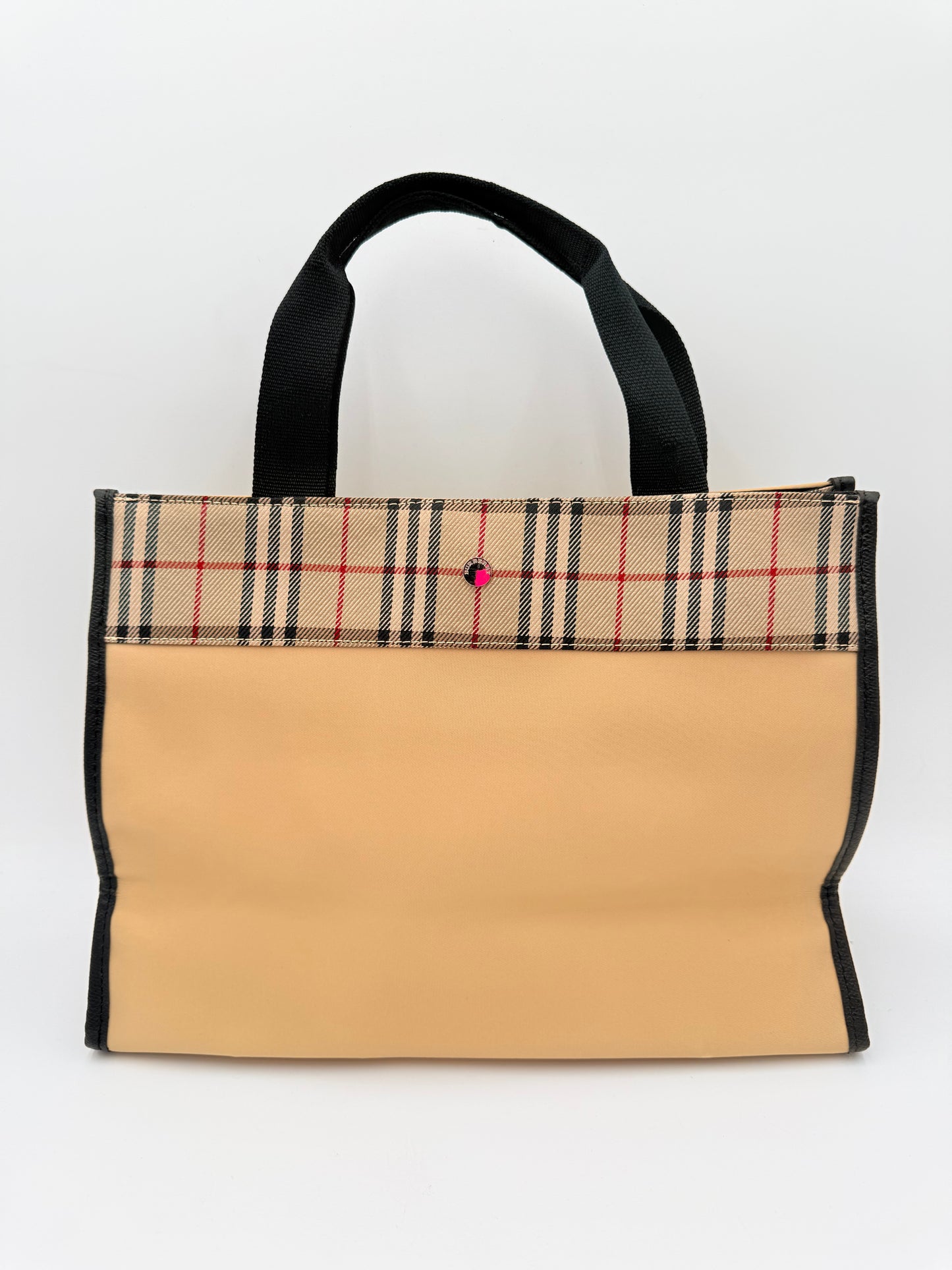 Tote Luxury Designer By Burberry In Tan, Size:Small