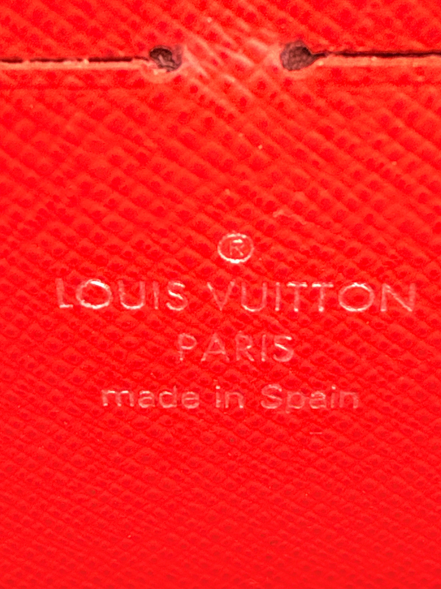 Wallet Luxury Designer By Louis Vuitton In Red, Size:Medium
