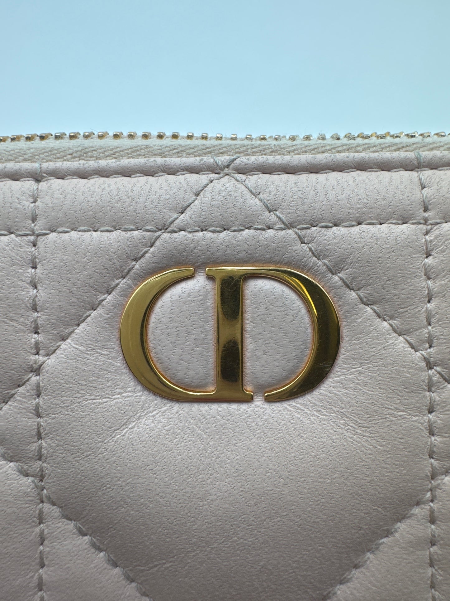 Wallet Luxury Designer By Dior In Pink, Size:Large