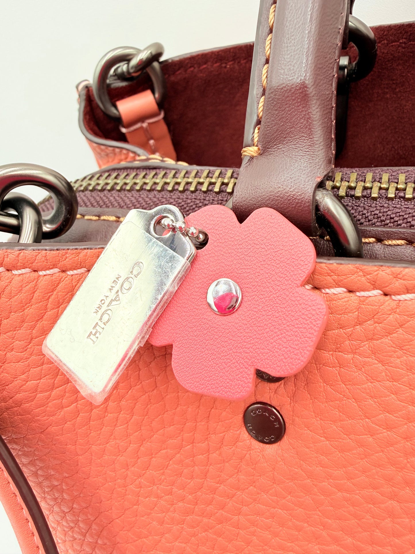 Handbag Designer By Coach, Size: Large