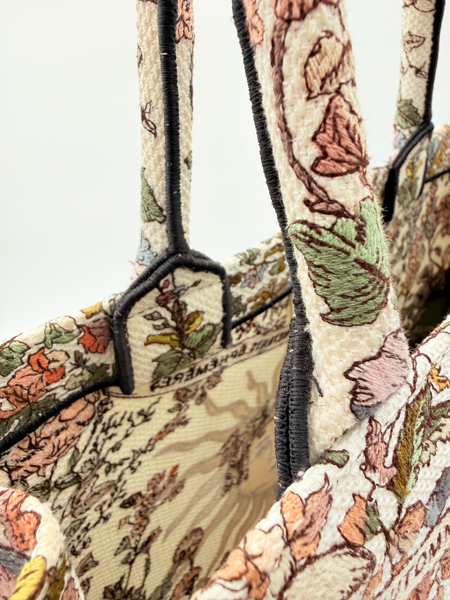 Tote Luxury Designer By Dior In Multi, Size:Large