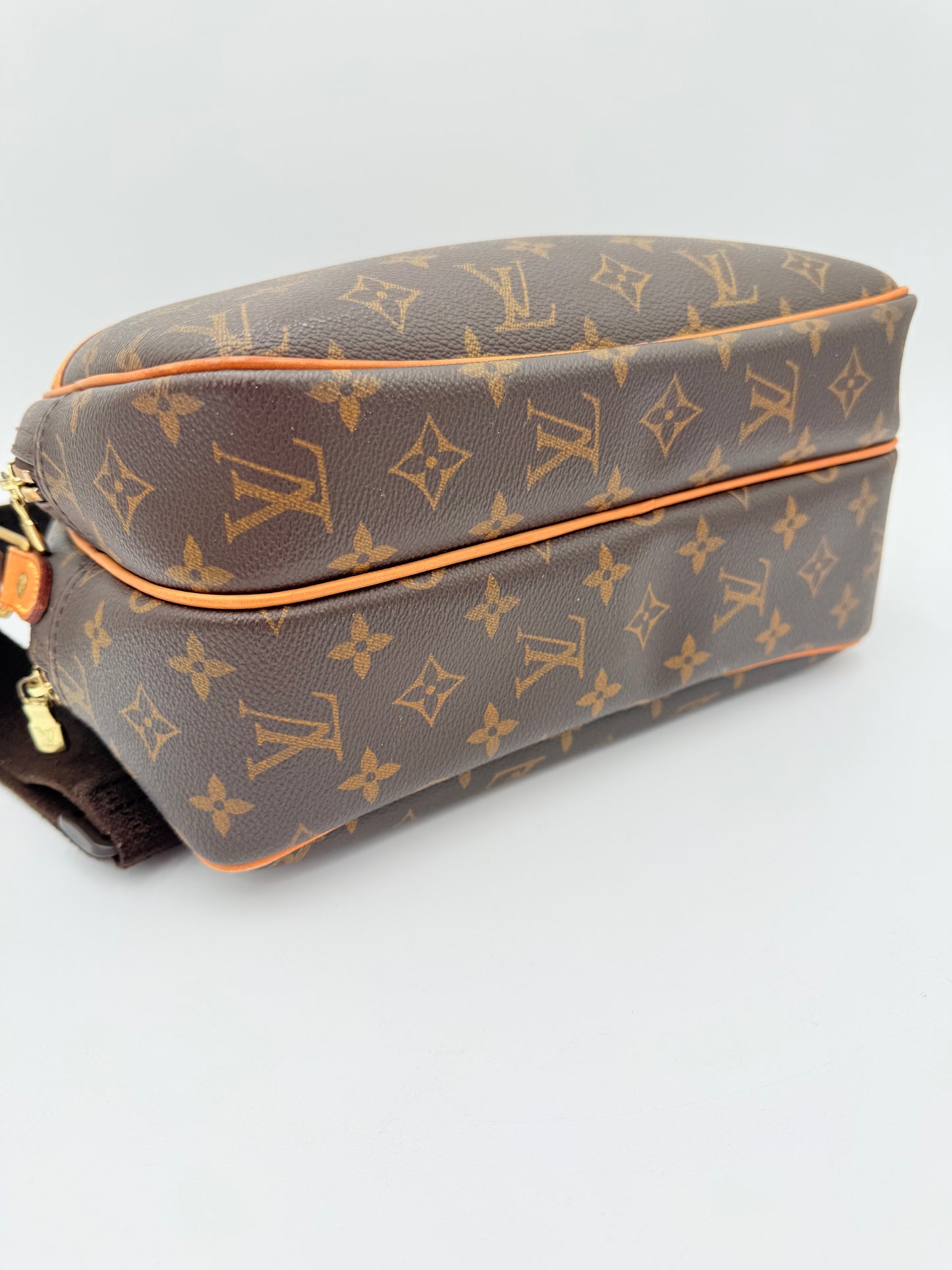 Crossbody Luxury Designer By Louis Vuitton In Brown & Tan, Size:Small