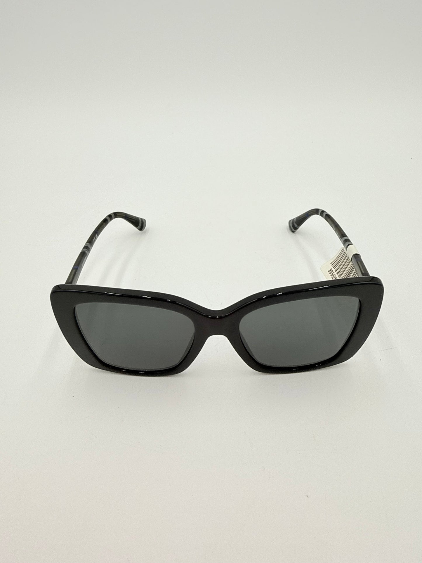 Sunglasses Luxury Designer By Burberry In Black & Grey