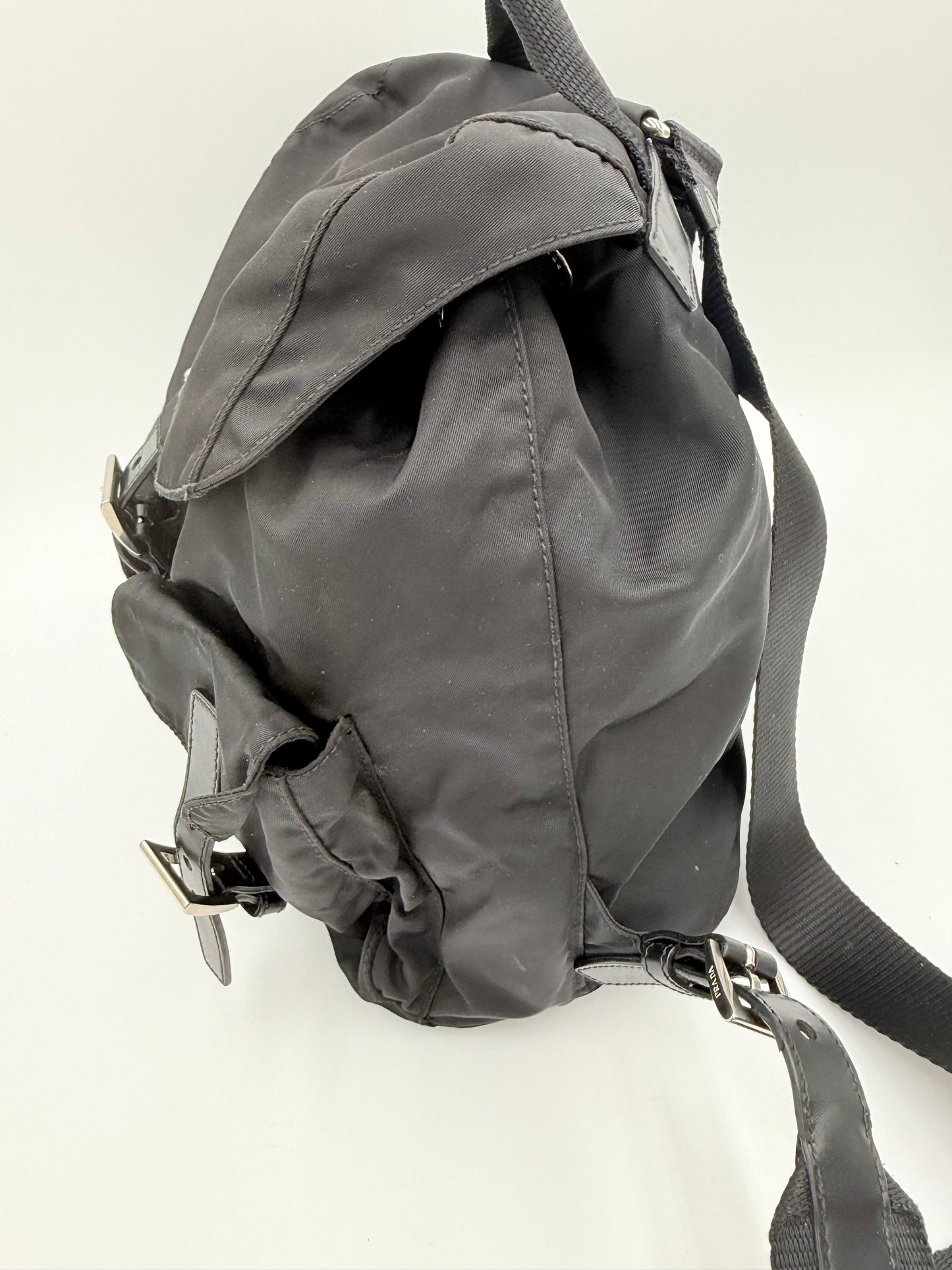 Backpack Luxury Designer By Prada In Black, Size:Small