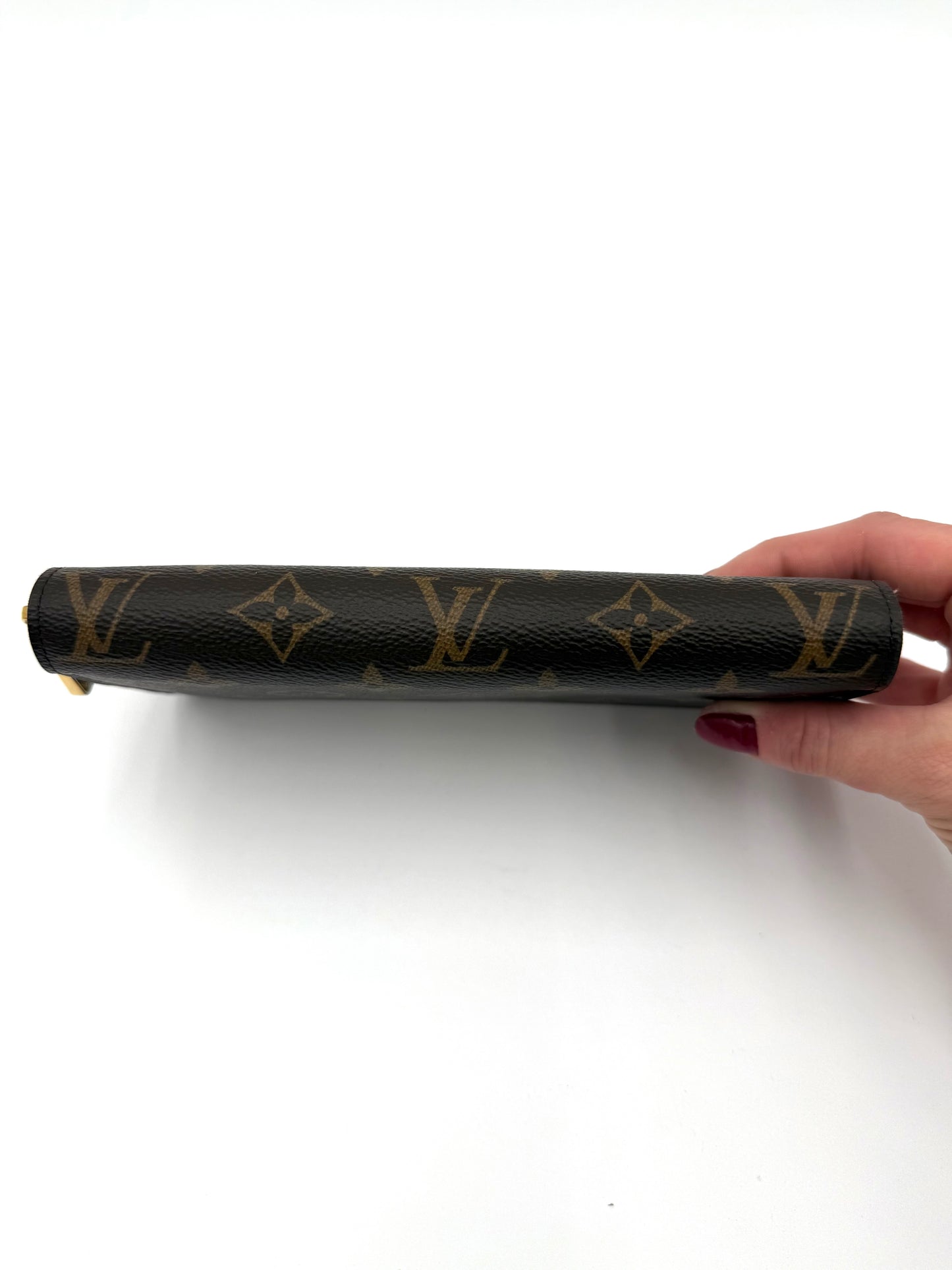 Wallet Luxury Designer By Louis Vuitton In Brown & Tan, Size:Large