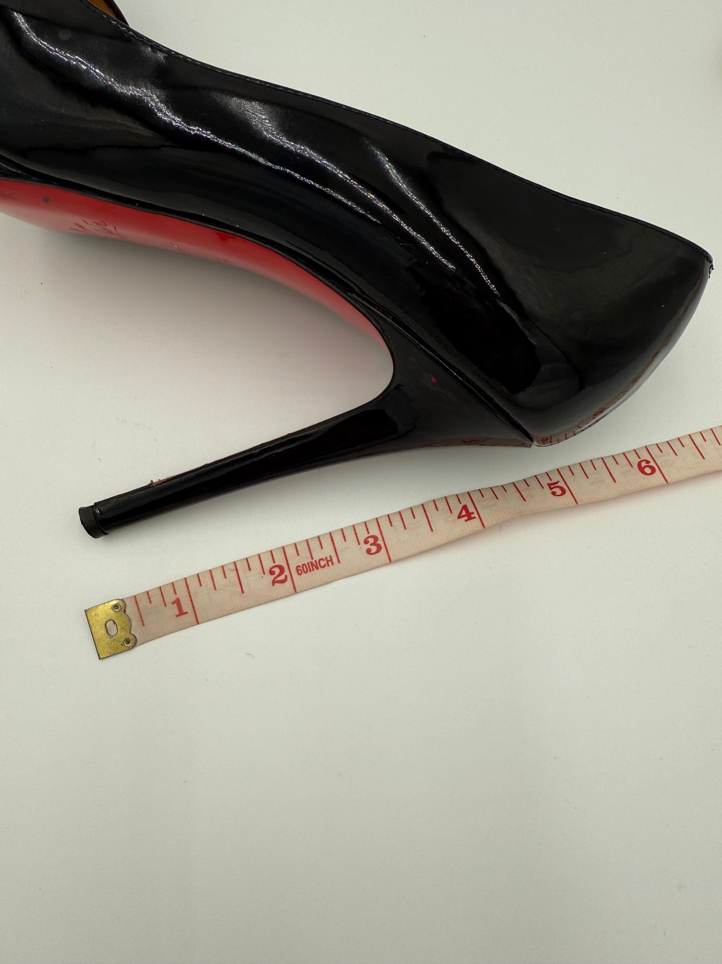 Shoes Luxury Designer By Christian Louboutin In Black, Size:7.5