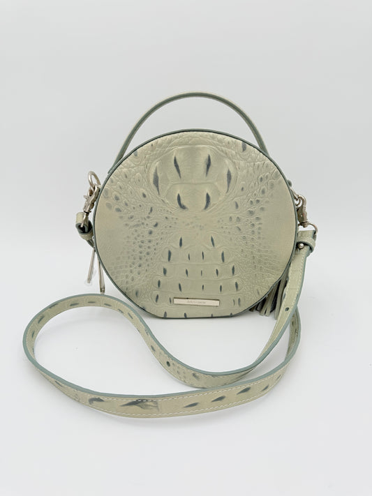 Crossbody Designer By Brahmin In Green, Size:Medium