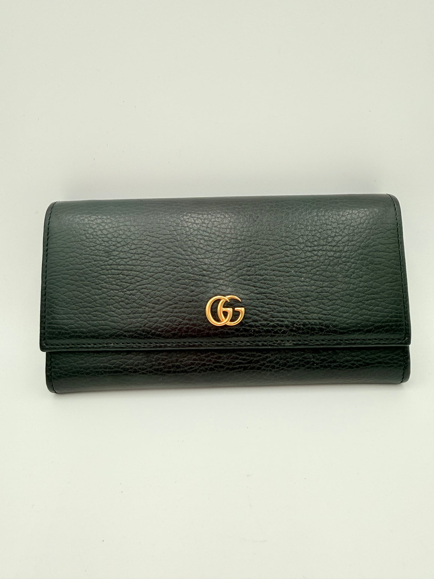 Crossbody Luxury Designer By Gucci In Black & Gold, Size:Medium