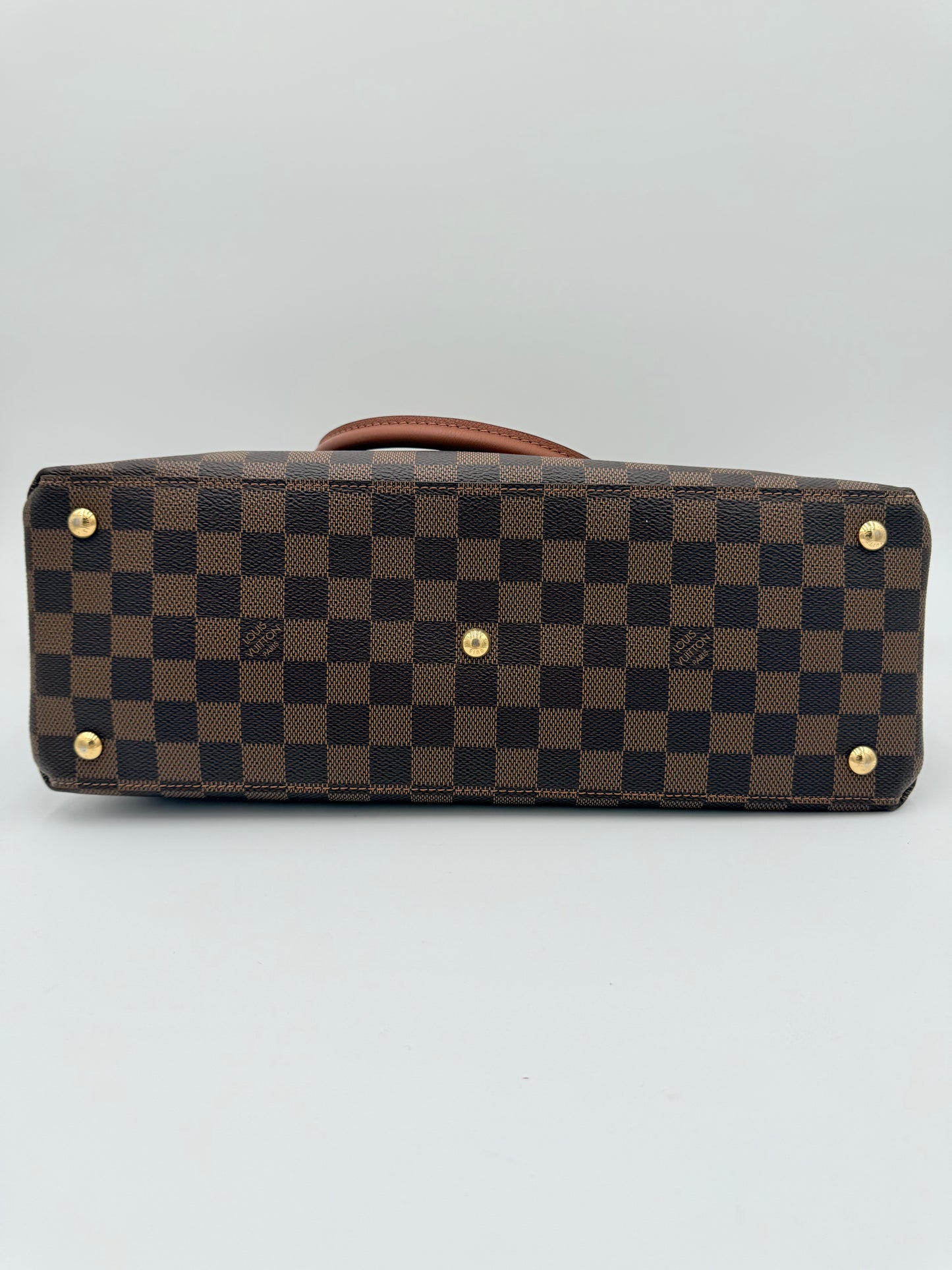 Handbag Luxury Designer By Louis Vuitton In Brown, Size:Medium