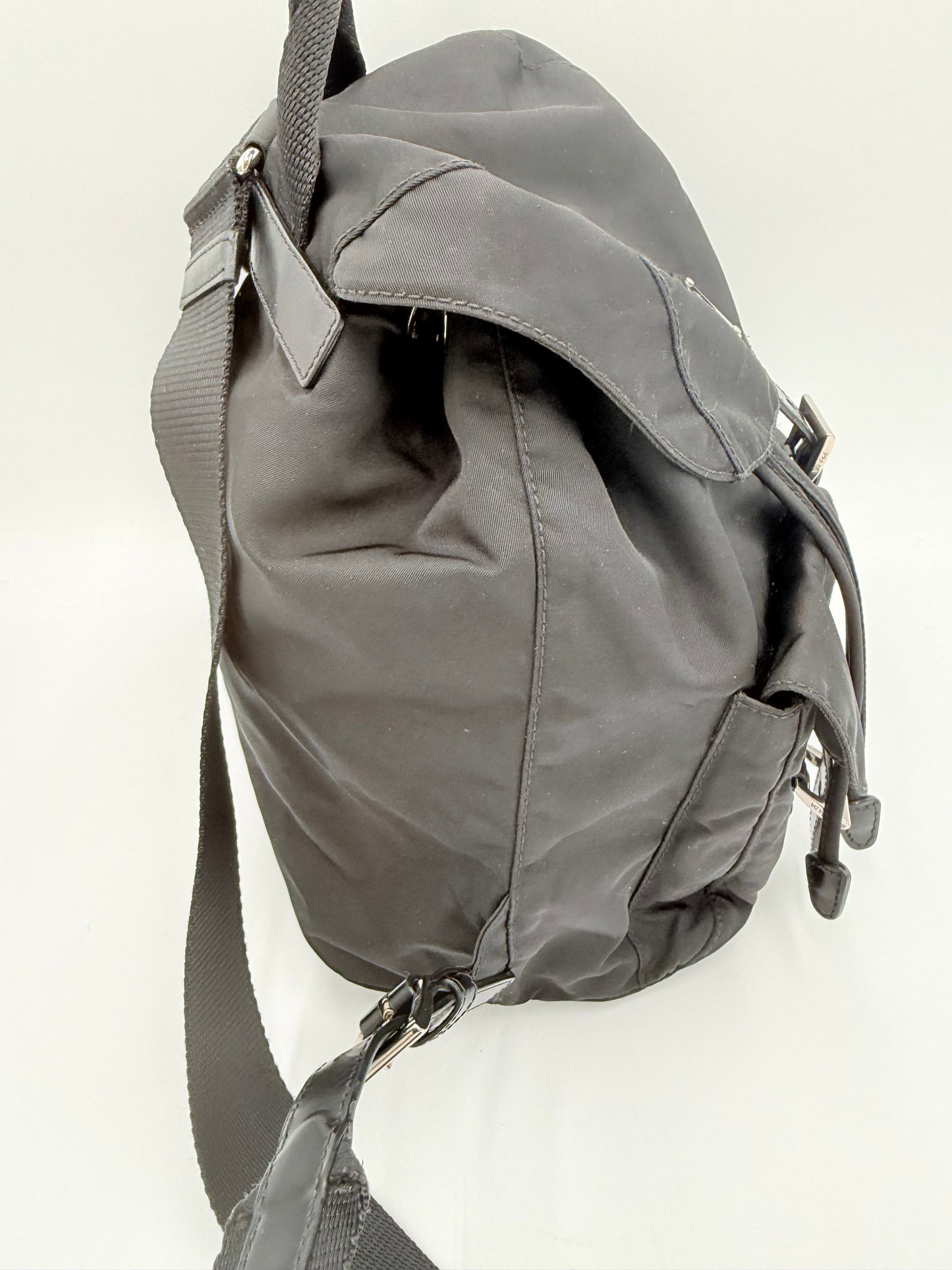 Backpack Luxury Designer By Prada In Black, Size:Small