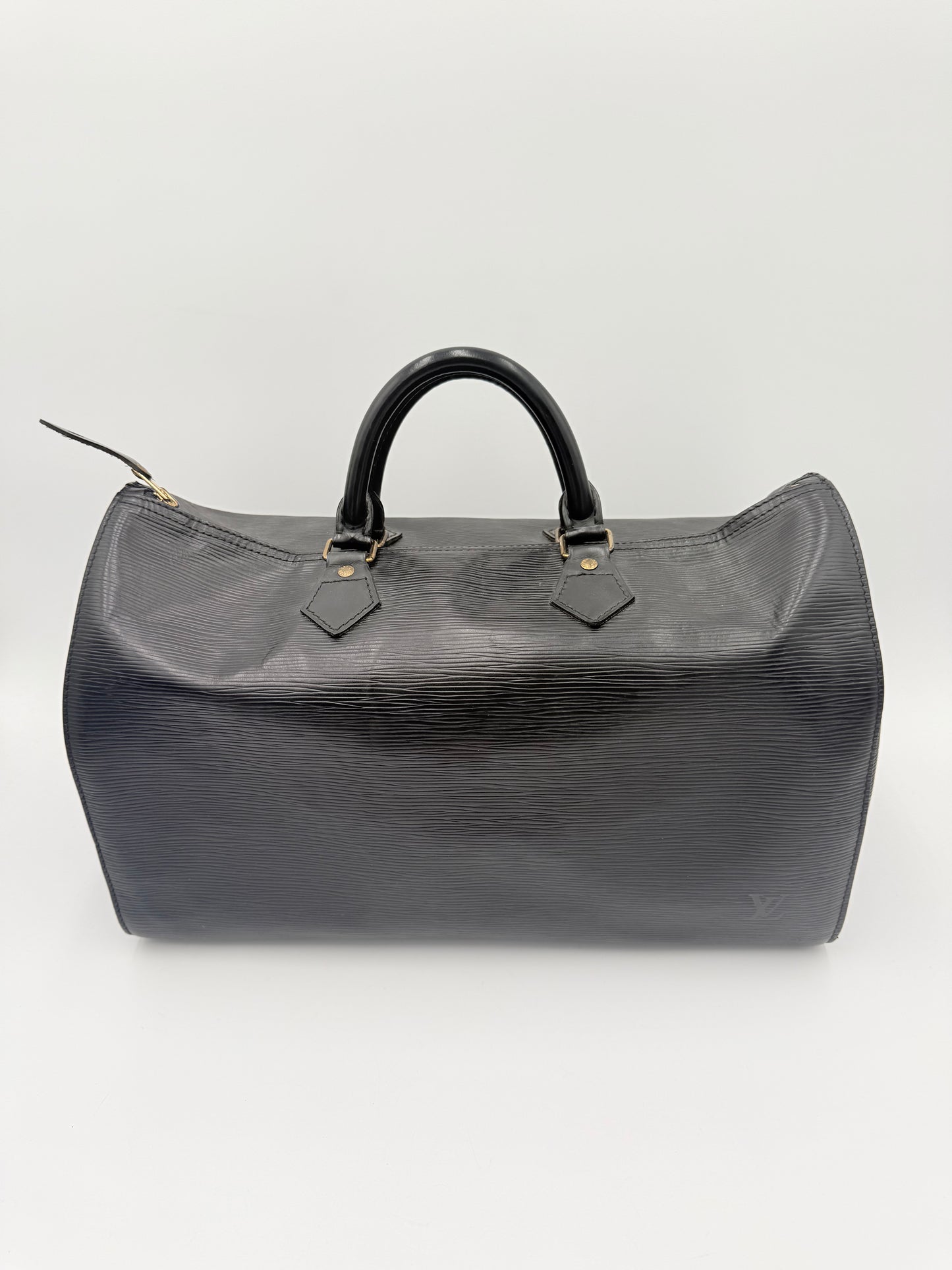 Handbag Luxury Designer By Louis Vuitton In Black, Size:Large