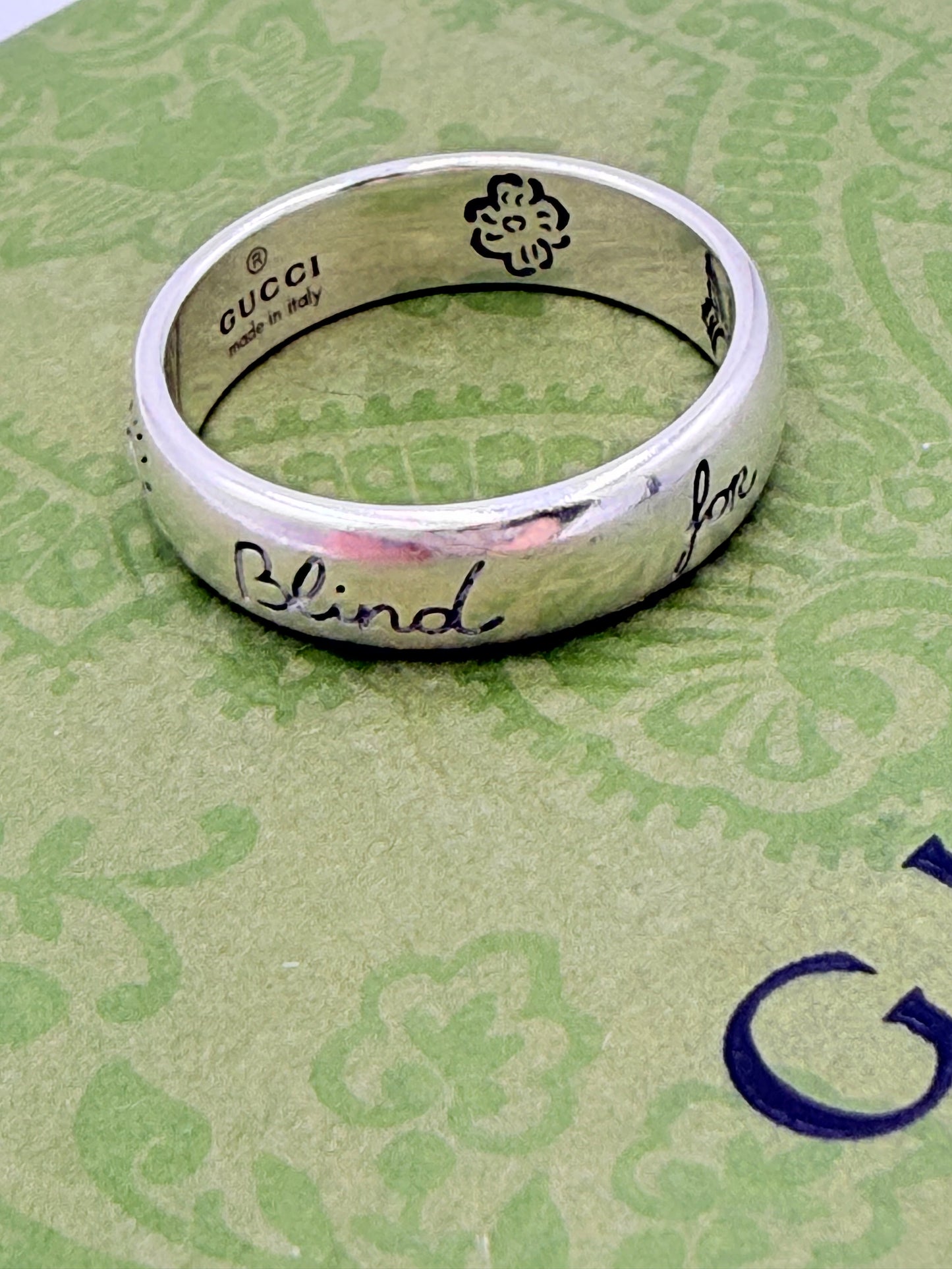 Ring Luxury Designer By Gucci, Size: 6.5