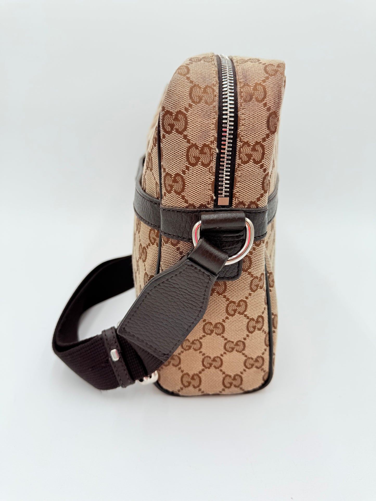 Crossbody Luxury Designer By Gucci In Tan, Size:Medium