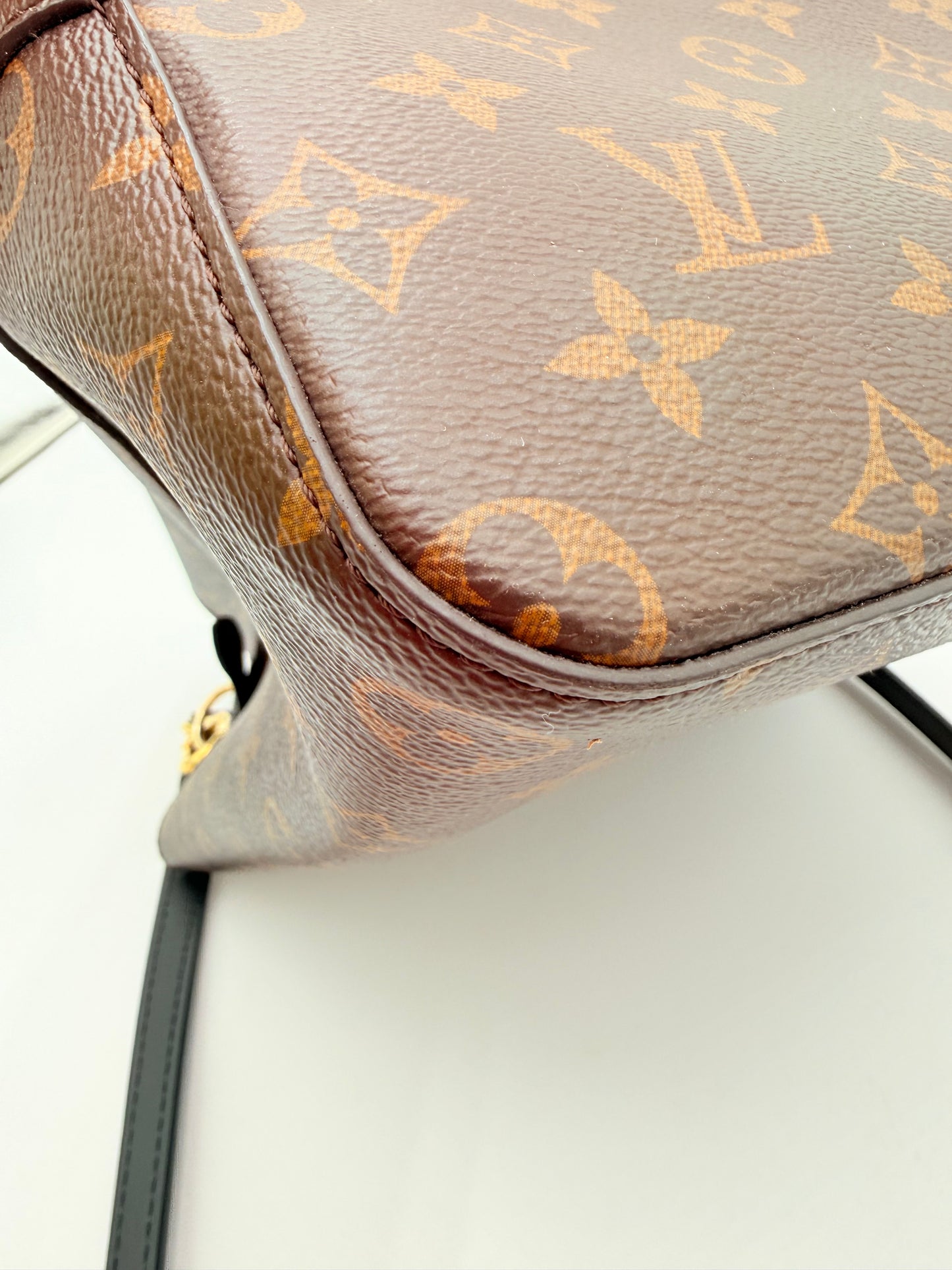 Crossbody Luxury Designer By Louis Vuitton In Black & Brown, Size:Medium