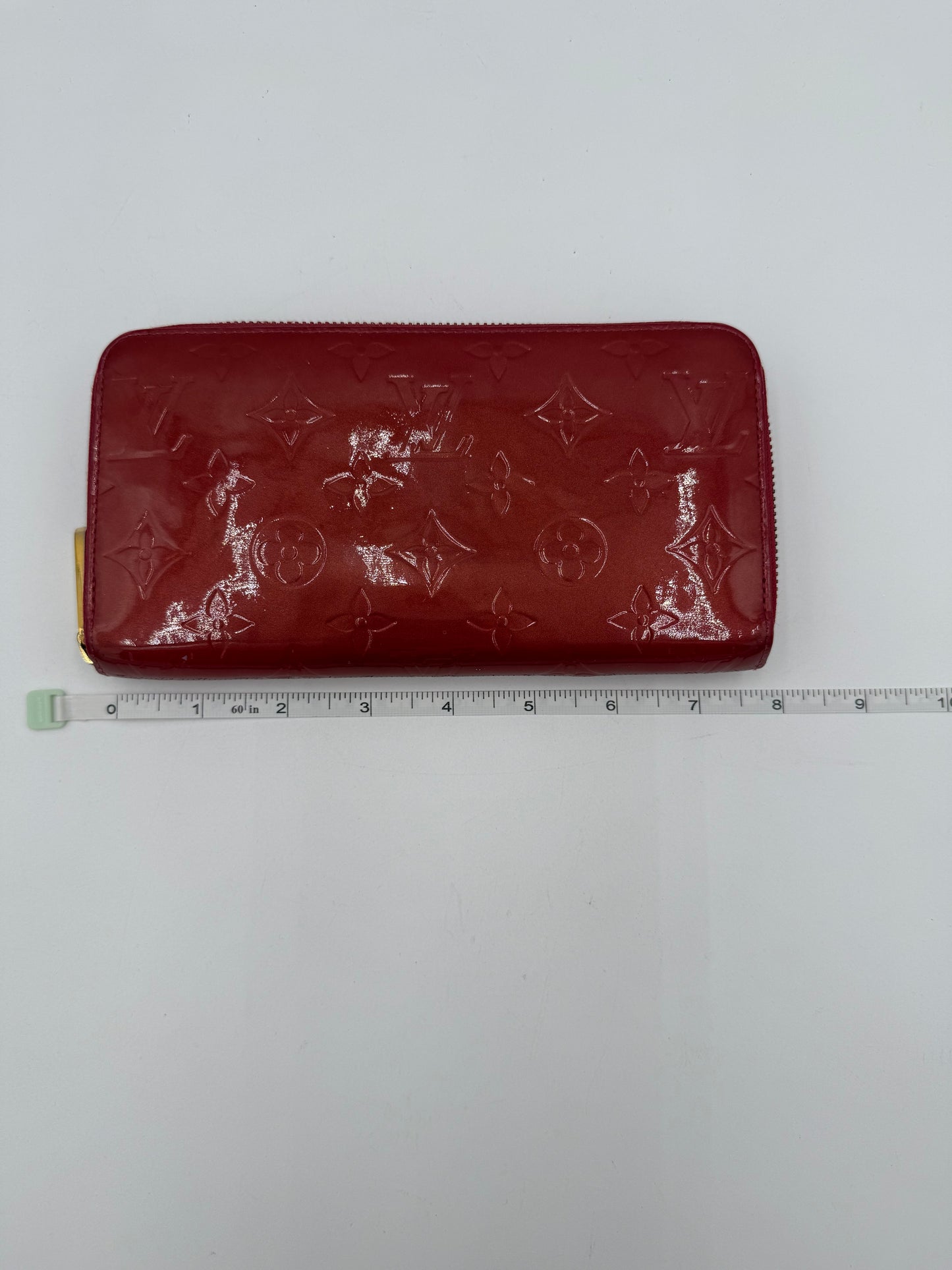 Wallet Luxury Designer By Louis Vuitton In Red, Size:Large