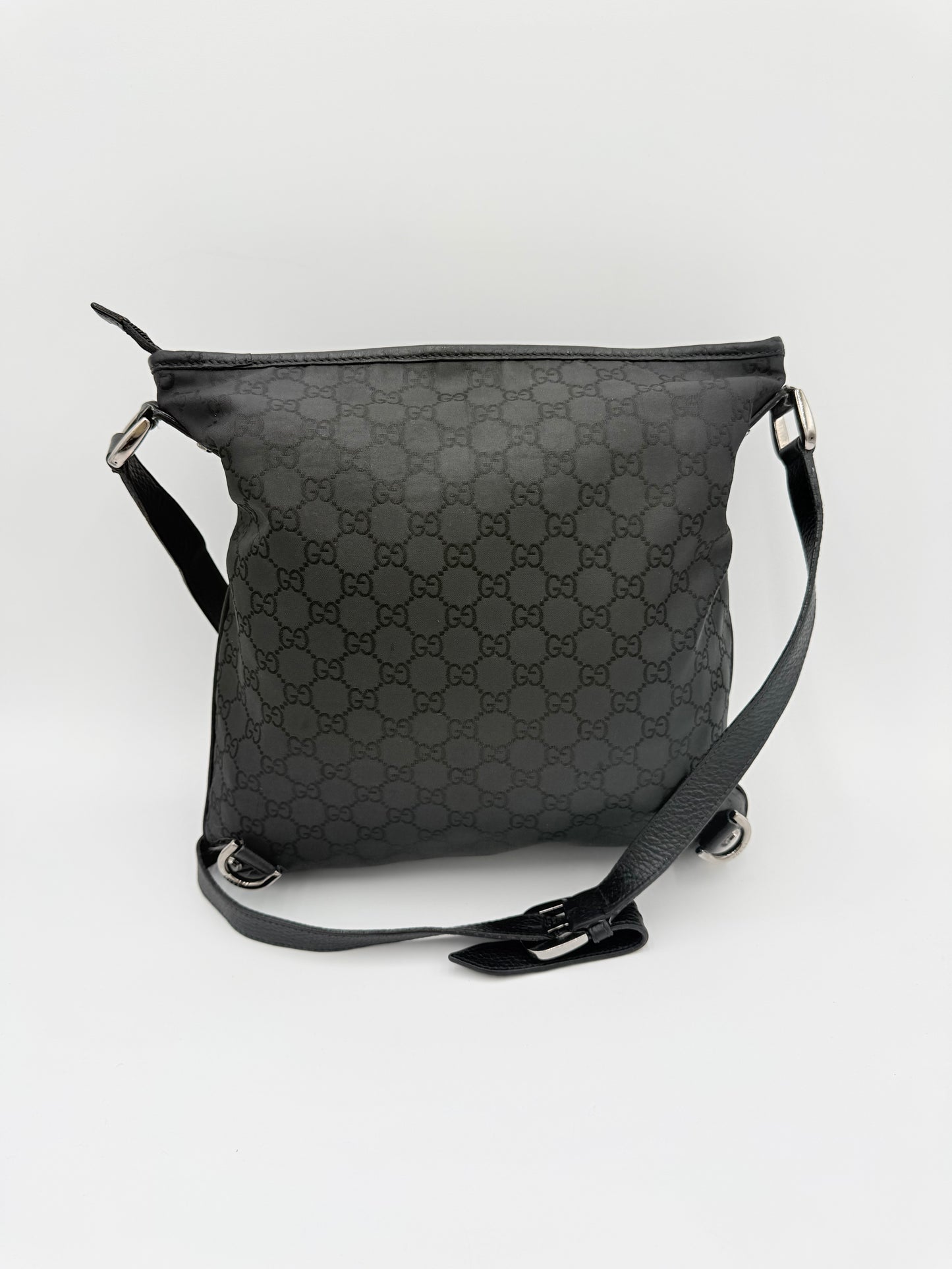 Crossbody Luxury Designer By Gucci In Black, Size:Medium
