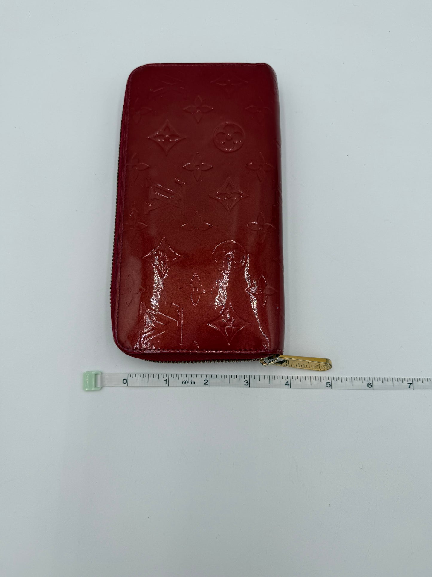 Wallet Luxury Designer By Louis Vuitton In Red, Size:Large