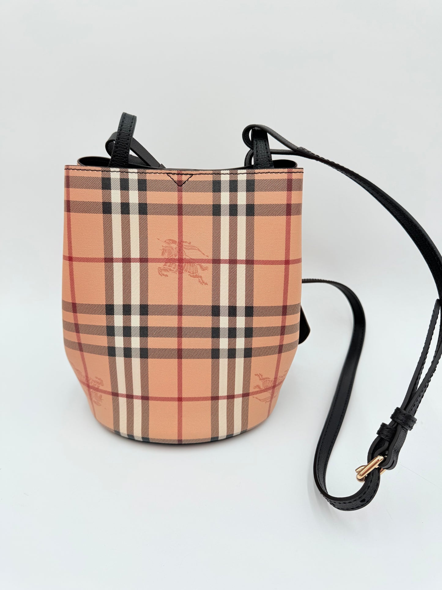 Crossbody Luxury Designer By Burberry In Plaid Pattern, Size:Small