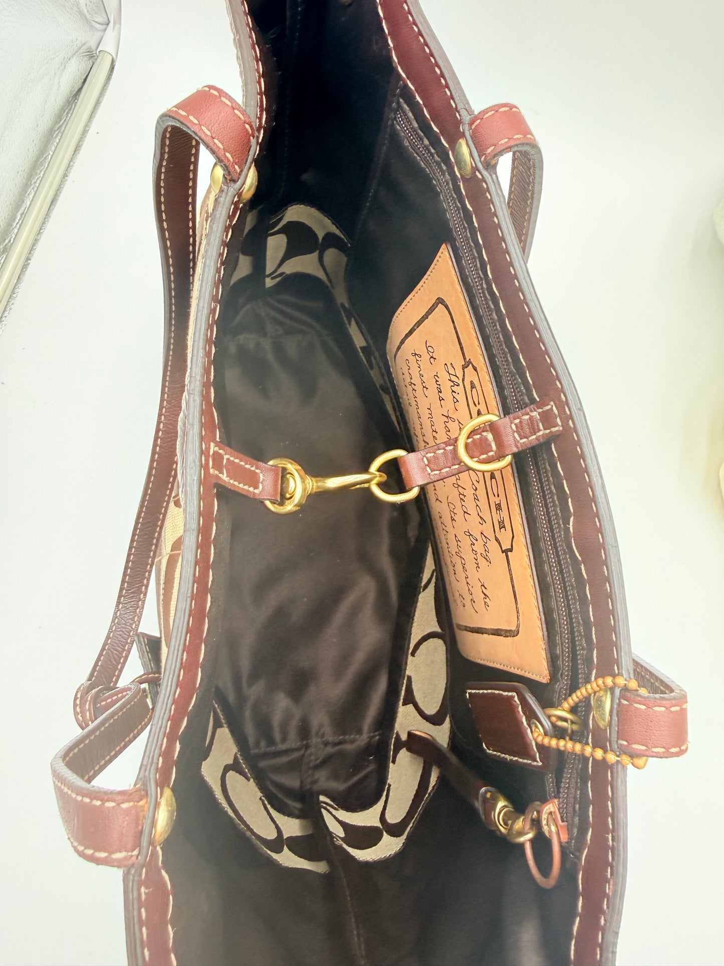 Handbag Designer By Coach, Size: Medium