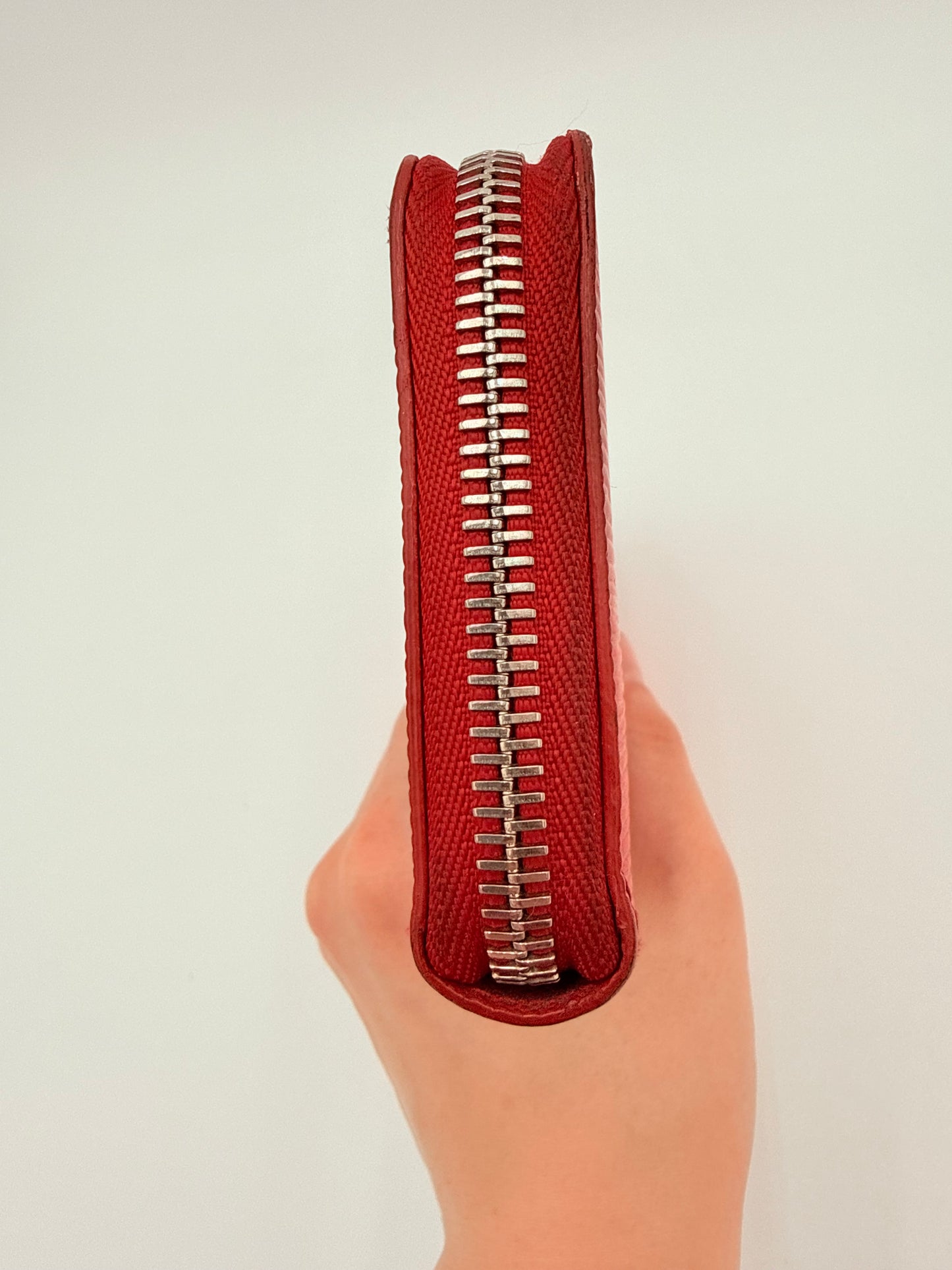 Wallet Luxury Designer By Louis Vuitton In Red, Size:Medium